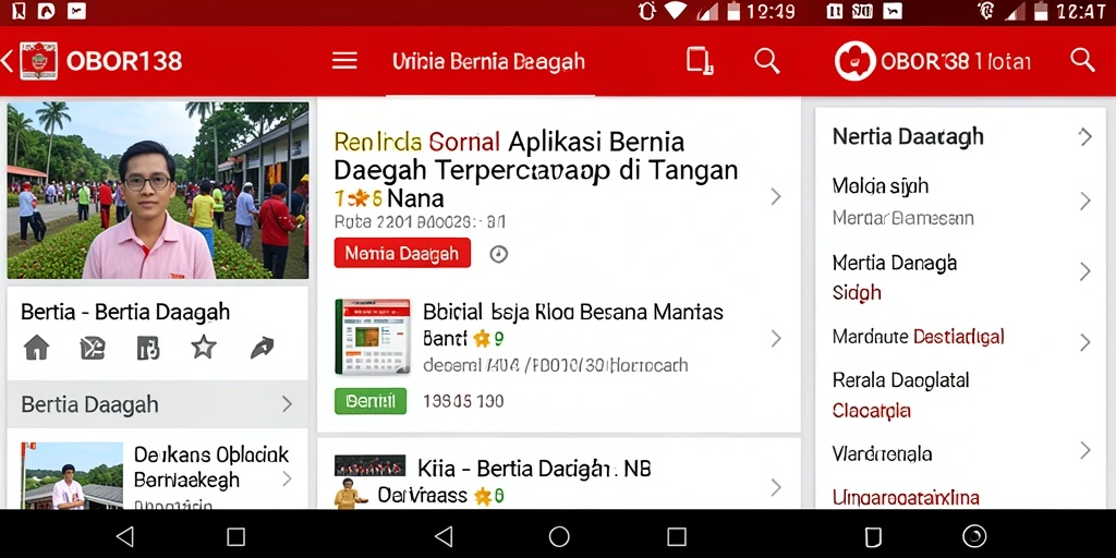 Tampilan antarmuka OBOR138 yang ramah pengguna dan informatif.
