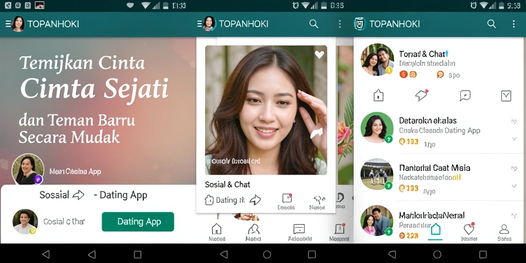 Antarmuka pengguna TOPANHOKI yang menarik dan fungsional.