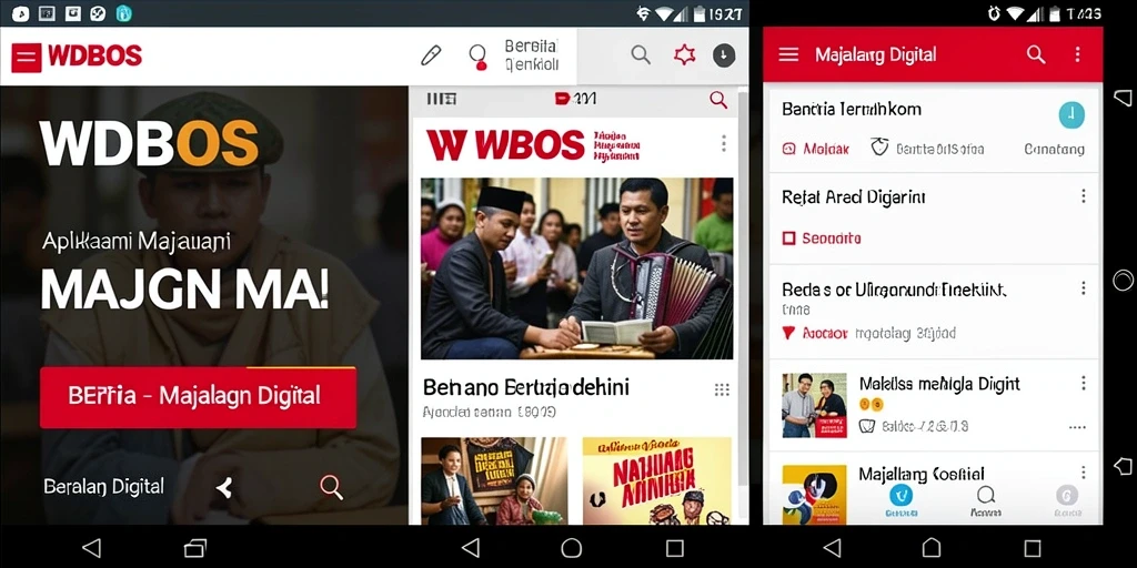 Tampilan antarmuka WDBOS yang modern dan intuitif.