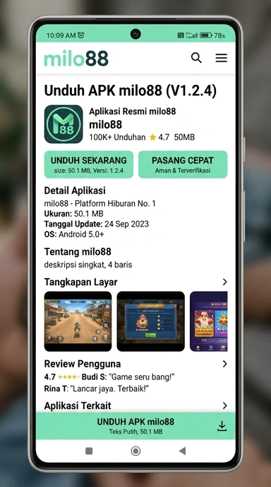 Panduan Unduh dan Instal APK milo88 untuk Android
